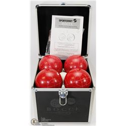 BOCCE BALL SET IN CASE
