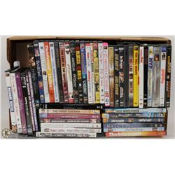 FLAT OF ASSORTED DVD'S