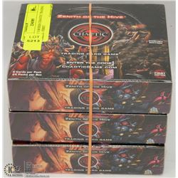 LOT OF 3 BOXES CHAOTIC TRADING CARDS - FIRST