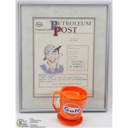 FRAMED ESSO IMPERIAL OIL DEDICATION ART & VINTAGE