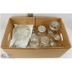 2) 7 LID & CONTAINERS, 9 ASSORTED SIZES SERVING