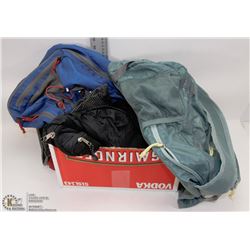 LOT OF EDDIE HIKING- BACKPACKS