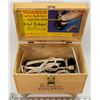 Image 1 : RONSON WOOD BOX SHOE SHINE KIT.