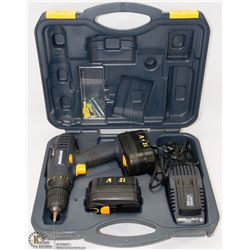 MASTERCRAFT 12 DRILL IN CASE WITH 2 BATTERIES