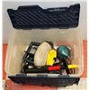 Image 1 : TOTE WITH SANDER, DRILL, AND POLISHER