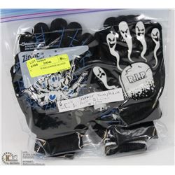 6PK YOUTH HALLOWEEN GLOVES