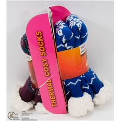 2PK LADIES COZY SOCKS