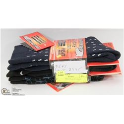 2PK MENS HEAT WAVE SOCKS