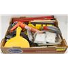 Image 1 : FLAT OF ASST HANDYMAN TOOLS & SUPPLIES