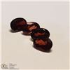 Image 1 : 60) 4 GENUINE GARNET, OVALS, APPROX 4 CTS