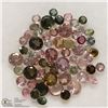 Image 1 : 62) GENUINE MULTI-COLOR TOURMALINE, 1.5 TO 4MM