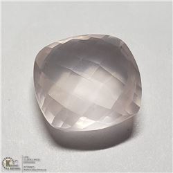 52) GENUINE ROSE QUARTZ, SQUARE MIXED