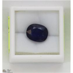 70) ENHANCED BLUE SAPPHIRE, OVAL, APPROX 10 CTS