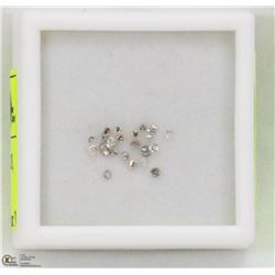 61) ASSORTED LOOSE DIAMONDS, ROUNDS, APPROX