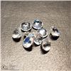 Image 1 : 1) GENUINE MOONSTONES, 4MM ROUNDS, APPROX 2 CTS