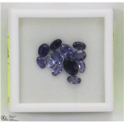 63) GENUINE IOLITES, 2.5-5MM OVALS, APPROX 3.4CTS