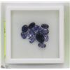 Image 1 : 63) GENUINE IOLITES, 2.5-5MM OVALS, APPROX 3.4CTS