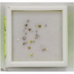 10) GENUINE DIAMONDS, ROUNDS APPROX 0.40 CTS