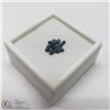 Image 2 : 2) GENUINE BLUE SAPPHIRES, DIAMOND CUT, 2-2.5MM,