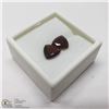 Image 2 : 12) 2 GENUINE GARNETS, TRILLION CUT, APPROX 4 CTS