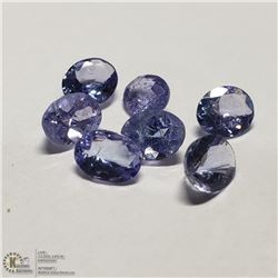 74) TANZANITES, 4X3MM&UP OVALS, APPROX 2 CTS