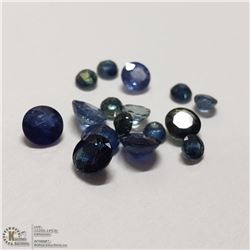 73) GENUINE BLUE SAPPHIRES, 2-4MM ROUNDS, APPROX