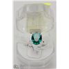 Image 1 : #84-APATITE GEMSTONE RING