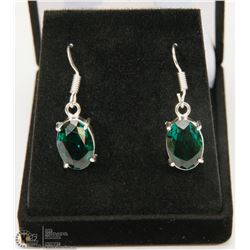 #83-APATITE GEMSTONE EARRINGS