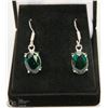 Image 1 : #83-APATITE GEMSTONE EARRINGS
