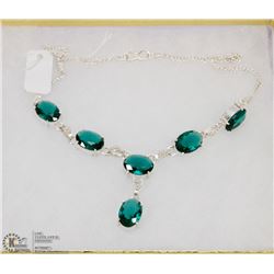 #81-APATITE GEMSTONE NECKLACE
