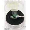 Image 1 : #80-CHROME DIOPSIDE GEMSTONE RING