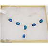 Image 1 : #61-AUSTRALIA FIRE OPAL GEMSTONE NECKLACE