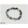 Image 1 : #39-NATURAL CHALCEDONY BEAD BRACELET