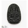 Image 1 : #26-NATURAL OBSIDIAN BUDDHA PENDANT