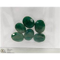 #138-NATURAL GREEN EMERALD GEMSTONE 53CT