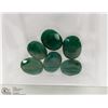 Image 1 : #138-NATURAL GREEN EMERALD GEMSTONE 53CT