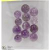 Image 1 : #154-NATURAL PURPLE AMETHYST GEMSTONE 77CT