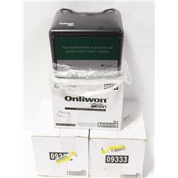 GROUP OF 4 NEW "ONLIWAN"TABLETOP NAPKIN DISPENSERS