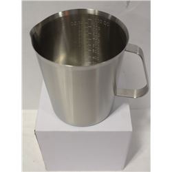 NEW 1000ML STAINLESS STEEL GRADUATED MEASURE