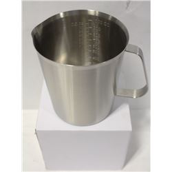 NEW 1000ML STAINLESS STEEL GRADUATED MEASURE