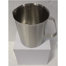 NEW 1000ML STAINLESS STEEL GRADUATED MEASURE