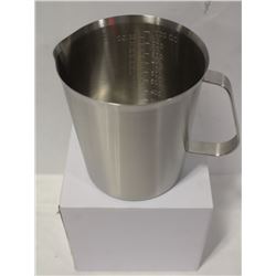 NEW 1000ML STAINLESS STEEL GRADUATED MEASURE