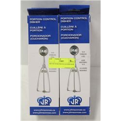 SET OF FOUR PORTION SCOOPS NEW