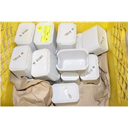 LOT OF 17 NEW JOHNSON ROSE SUGAR CADDIES.