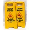 Image 1 : LOT OF 2  WET FLOOR SIGNS