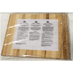 HARD CANADIAN MAPLE CARVING BOARD NEW