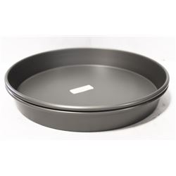 NEW ROUND DEEP DISH PANS - LOT OF 2