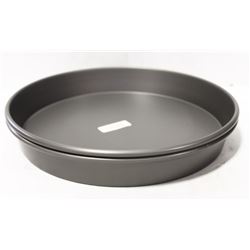 NEW ROUND DEEP DISH PANS - LOT OF 2