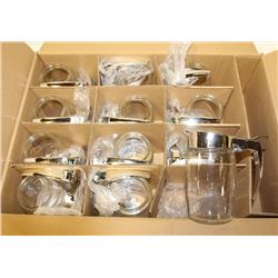 CHROME SUGAR/SYRUP DISPENSER - LOT OF 12 NEW