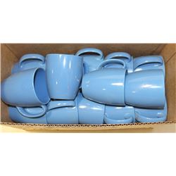 BLUE COFFEE CUPS.